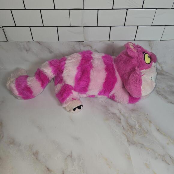 Disney Store Cheshire Cat Plush Alice in Wonderland Authentic 18” Stuffed Toy - Picture 6 of 8